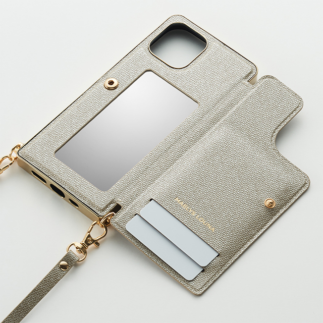 【アウトレット】【iPhone12 mini ケース】Cross Body Case Glitter Series for iPhone12 mini （pearl silver）goods_nameサブ画像
