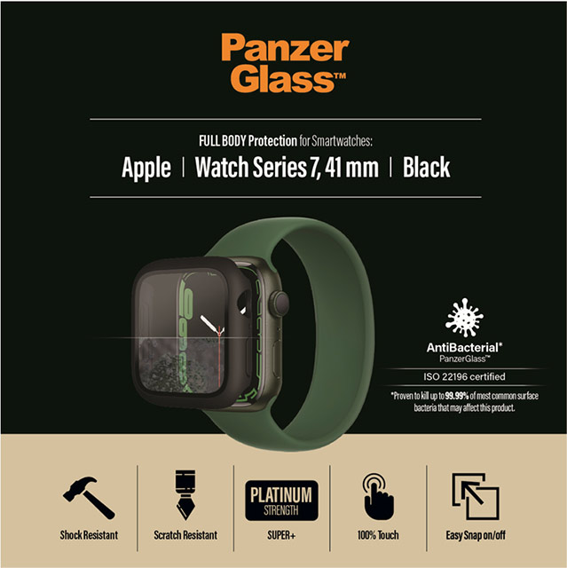 【Apple Watch ケース 41mm】PG Full Body (Black AB) for Apple Watch Series7サブ画像