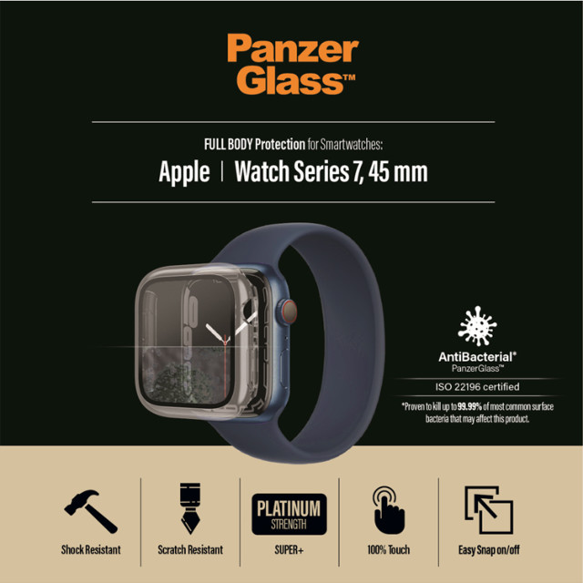 【Apple Watch ケース 45mm】PG Full Body (Clear AB) for Apple Watch Series7サブ画像