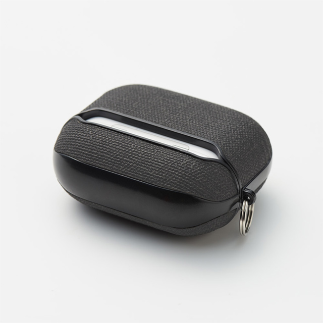 【AirPods(第3世代) ケース】AirPods Texture Case(fabric-black)サブ画像
