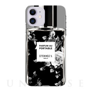 【iPhone12/12 Pro ケース】Parfum au Portable Monochrome Flowers