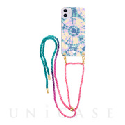【iPhone12/12 Pro ケース】Necklace Case Tie Dye Pastel
