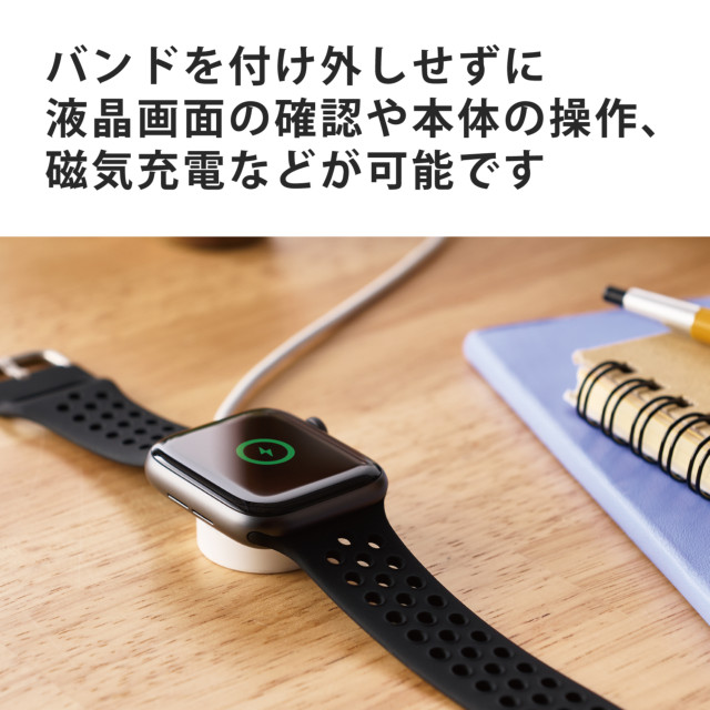 【Apple Watch バンド 45/44/42mm】バンド/シリコン/アクティブタイプ (ブラック) for Apple Watch SE(第2/1世代)/Series7/6/5/4/3/2/1サブ画像
