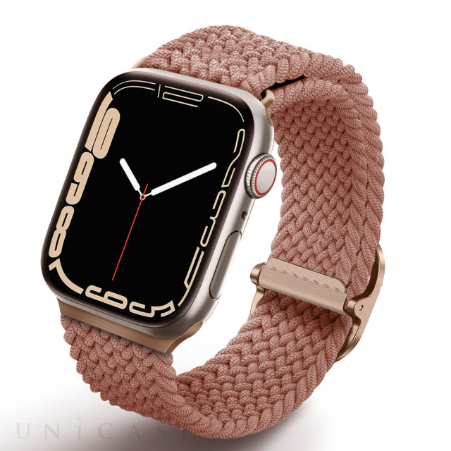 【Apple Watch バンド 41/40/38mm】ASPEN Apple Watch 編組ストラップ (GRAPEFRUIT PINK) for Apple Watch SE(第2/1世代)/Series9/8/7/6/5/4/3/2/1