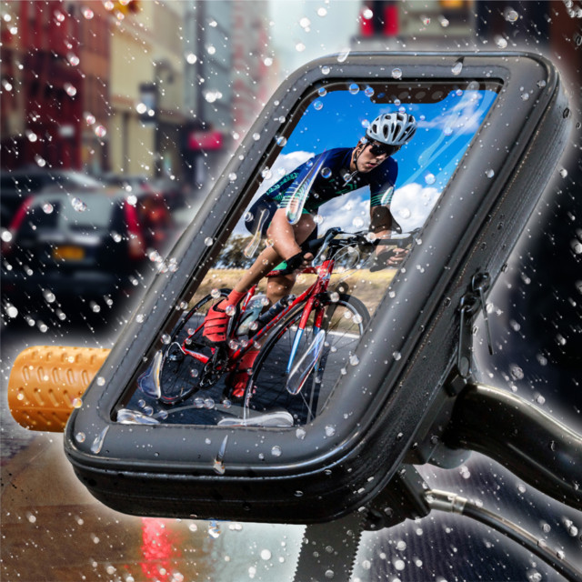自転車用 スマートフォンホルダー (ポーチタイプ/Lサイズ)サブ画像