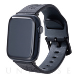 【Apple Watch バンド 49/45/44/42mm】”KOJIMA PRODUCTIONS” Italian Genuine Leather Watchband (Black) for Apple Watch Ultra2/SE(第2/1世代)/Series9/8/7/6/5/4/3/2/1