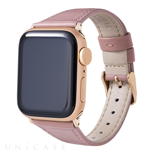 【Apple Watch バンド 49/45/44/42mm】”Originate” Genuine Leather Watchband (Rose Brown) for Apple Watch Ultra2/SE(第2/1世代)/Series9/8/7/6/5/4/3/2/1