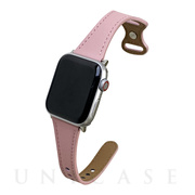 【Apple Watch バンド 49/45/44/42mm】ピンバックルスリムウェーブ (ピンク) for Apple Watch Ultra2/1/SE(第2/1世代)/Series9/8/7/6/5/4/3/2/1