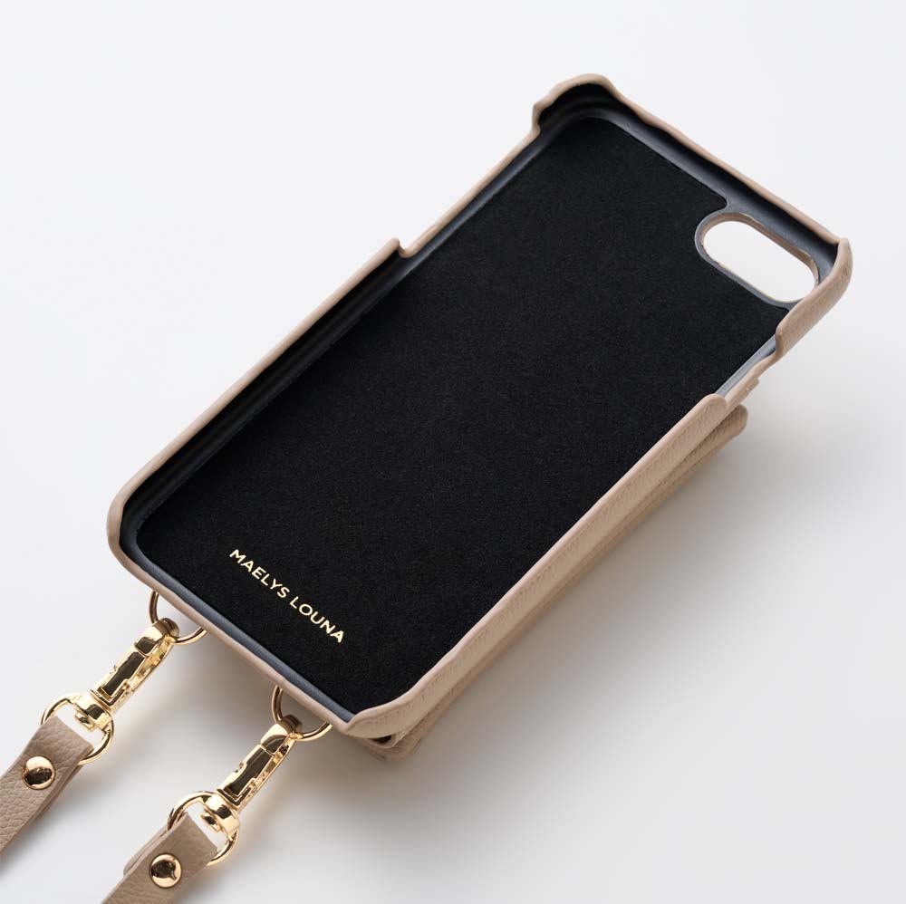 【iPhoneSE(第3/2世代)/8/7 ケース】Clutch Ring Case for iPhoneSE(第3世代)(beige)goods_nameサブ画像