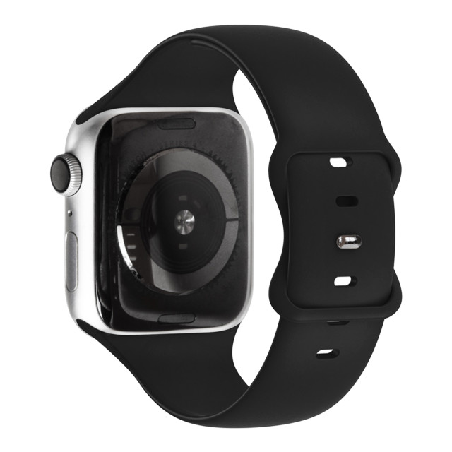 【Apple Watch バンド 49/45/44/42mm】SILICONE BAND (ブラック) for Apple Watch Ultra2/SE(第2/1世代)/Series9/8/7/6/5/4/3/2/1サブ画像