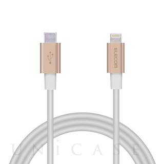 USB-C to Lightningケーブル (耐久仕様) (1.0m ゴールド)