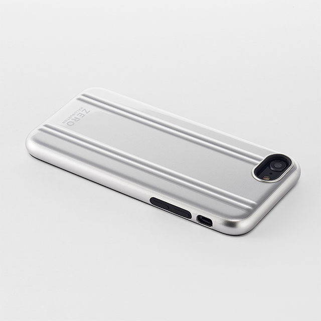 【アウトレット】【iPhoneSE(第3/2世代)/8/7 ケース】ZERO HALLIBURTON Hybrid Shockproof case for iPhoneSE(第3世代)(Silver)サブ画像