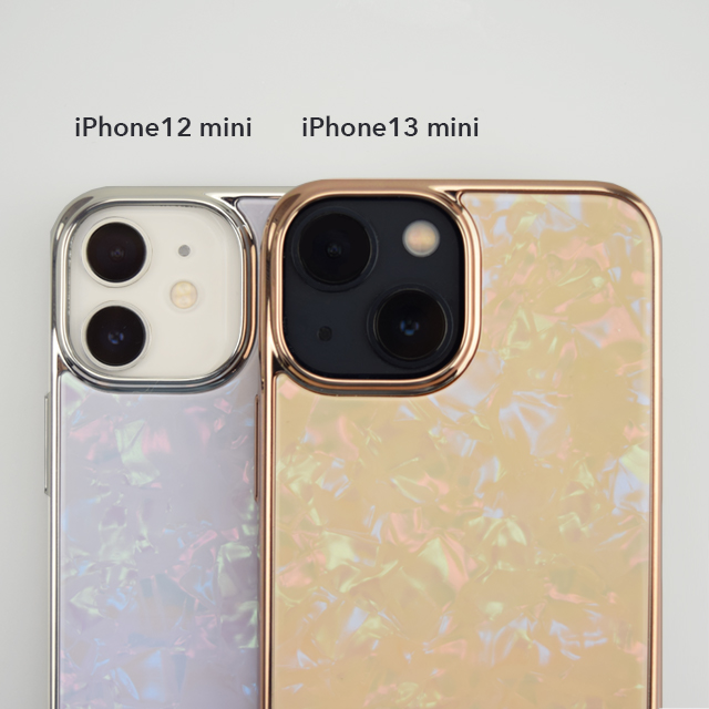【アウトレット】【iPhone13 mini/12 mini ケース】Glass Shell Case for iPhone13 mini (gold)サブ画像