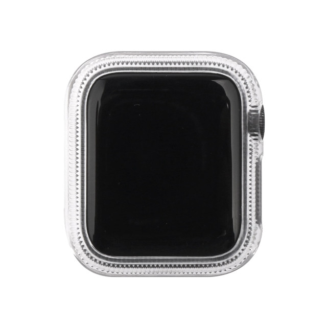 【Apple Watch バンド 44mm】保護ケース付きクリアチェーンバンド (クリア) for Apple Watch SE(第1世代)/Series6/5/4サブ画像