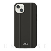 【iPhone14 Plus ケース】ZERO HALLIBURTON Hybrid Shockproof Case (Black)