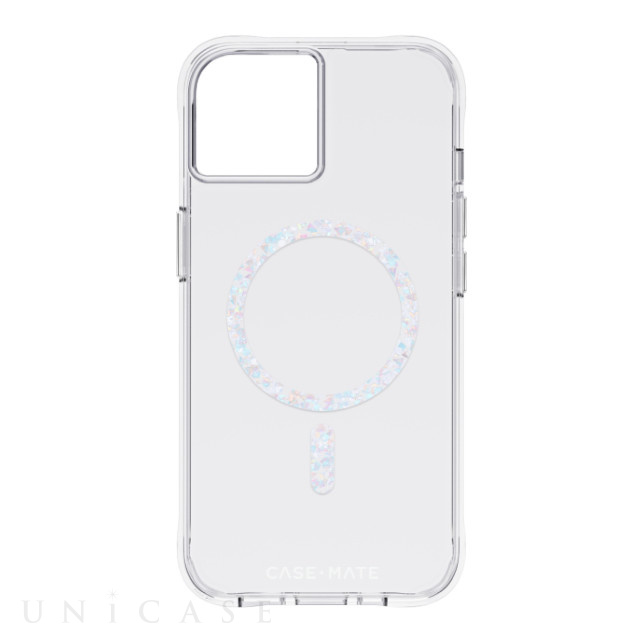 【iPhone14/13 ケース】MagSafe対応・抗菌・3.0m落下耐衝撃 Twinkle Diamond (Clear)