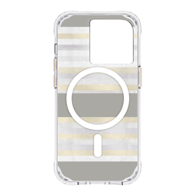 【iPhone14 Pro ケース】MagSafe対応・抗菌・3.0m落下耐衝撃 Pearl Stripesサブ画像
