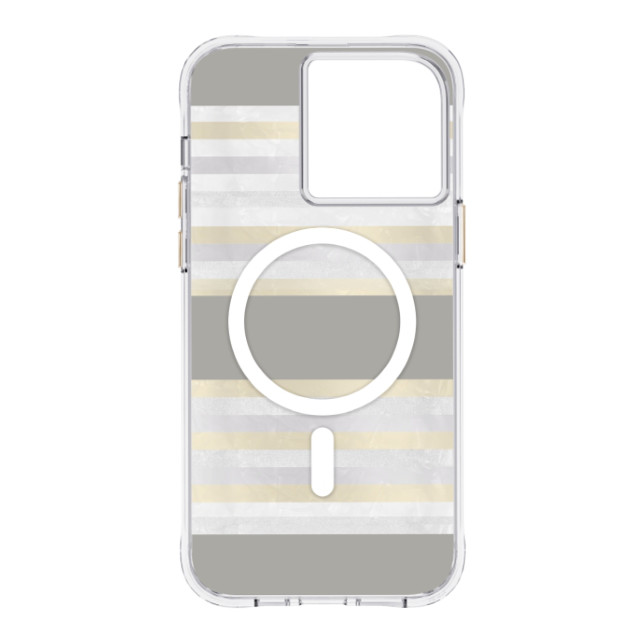 【iPhone14 Pro Max ケース】MagSafe対応・抗菌・3.0m落下耐衝撃 Pearl Stripesサブ画像