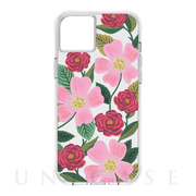 【iPhone14 Plus ケース】RIFLE PAPER CO. 抗菌・3.0m落下耐衝撃 (Rose Garden)
