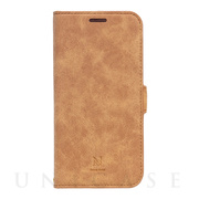【iPhone14 Plus ケース】手帳型ケース Style Natural (Camel)