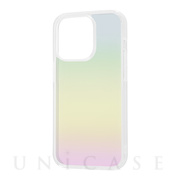 【iPhone14 Pro ケース】ガラスハイブリッドケース (オーロラ)