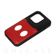 【iPhone14 Pro ケース】タフポケットケース (ミッキーマウス)