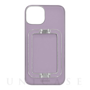 【iPhone14/13 ケース】COLOR LEATHER CASE (Smoky purple)