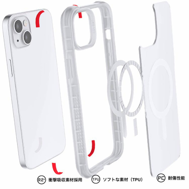 【iPhone14 ケース】Covert with MagSafe (Clear)サブ画像