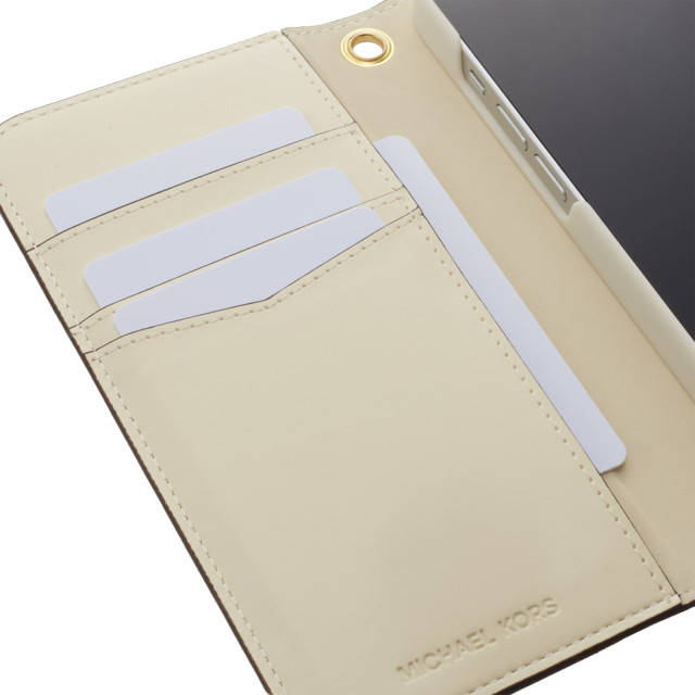 【iPhone14 ケース】Folio Case Stripe with Tassel Charm for MagSafe (Vanilla)サブ画像