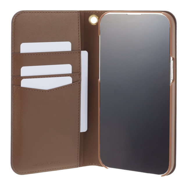 【iPhone14 Pro Max ケース】Folio Case Stripe with Tassel Charm for MagSafe (Brown)サブ画像