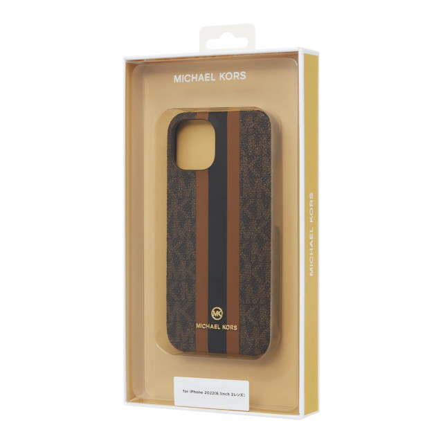 【iPhone14 ケース】Slim Wrap Case Stripe for MagSafe (Brown)サブ画像