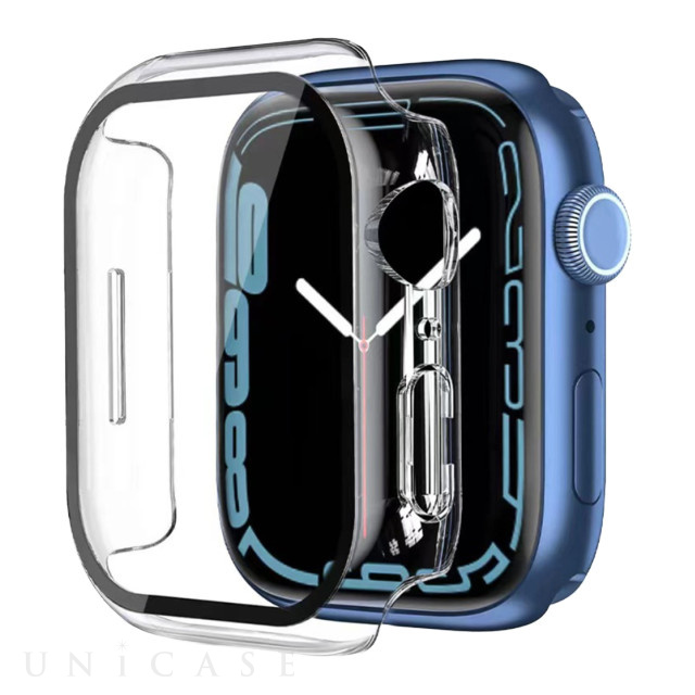 【Apple Watch ケース 45mm】Full Protect cover (Clear) for Apple Watch Series8/7