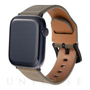 【Apple Watch バンド 49/45/44/42mm】イタリアンレザーバンド (グリージオ) for Apple Watch Ultra2/1/SE(第2/1世代)/Series9/8/7/6/5/4/3/2/1