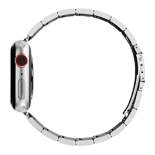 【Apple Watch バンド 49/45/44/42mm】イージーアジャスト メタルバンド (シルバー) for Apple Watch Ultra/SE(第2/1世代)/Series9/8/7/6/5/4/3/2/1サブ画像