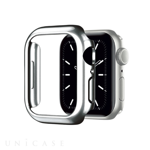 【Apple Watch ケース 41mm】ハードケース Air Skin (クロームシルバー) for Apple Watch Series9/8/7