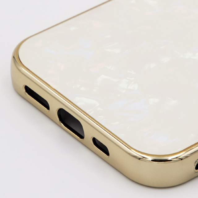 【アウトレット】【iPhone14 Pro ケース】Glass Shell Case (gold)サブ画像