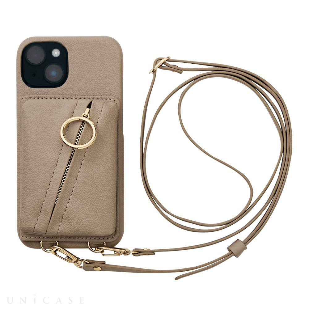 【アウトレット】【iPhone14/13 ケース】Clutch Ring Case (beige)