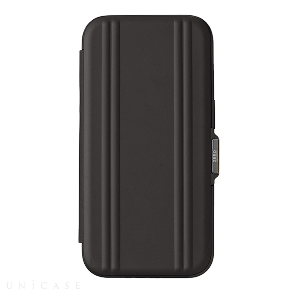 【アウトレット】【iPhone14/13 ケース】ZERO HALLIBURTON Hybrid Shockproof Flip Case (Black)