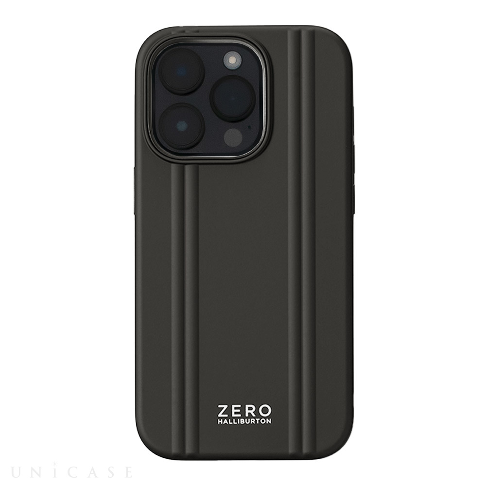 【アウトレット】【iPhone14 Pro ケース】ZERO HALLIBURTON Hybrid Shockproof Case (Black)