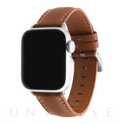【Apple Watch バンド 41/40mm】本革レザーベルト バンド 20mm (ブラウン) for Apple Watch SE(第2/1世代)/Series9/8/7