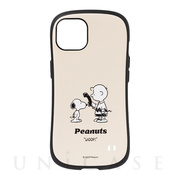 【iPhone13 ケース】PEANUTS iFace First Classケース (くすみホワイト/テレフォン)