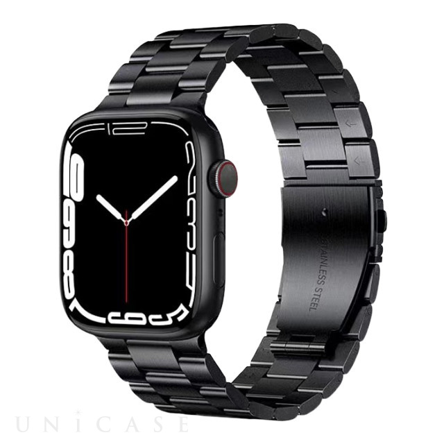 【Apple Watch バンド 49/45/44/42mm】クラシックバンド オイスター (ブラック) for Apple Watch Ultra2/1/SE(第2/1世代)/Series9/8/7/6/5/4/3/2/1