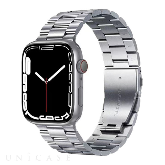 【Apple Watch バンド 49/45/44/42mm】クラシックバンド オイスター (シルバー) for Apple Watch Ultra2/1/SE(第2/1世代)/Series9/8/7/6/5/4/3/2/1