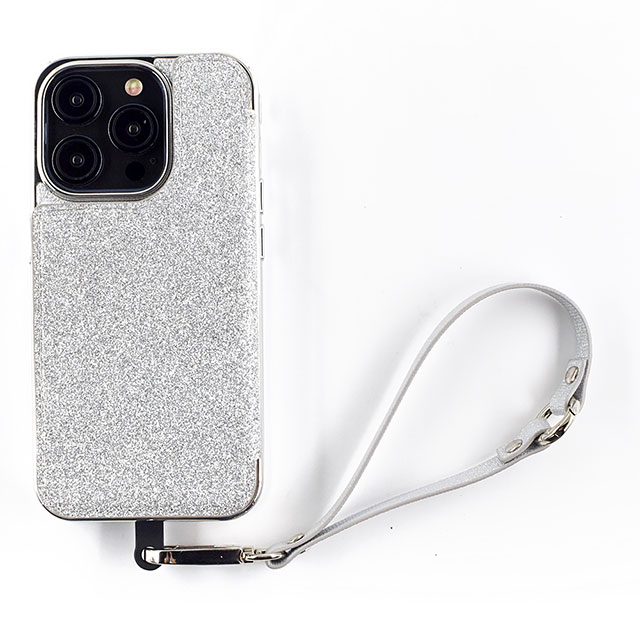 【iPhone15 Pro ケース】Cross Body Case Duo (shine silver)サブ画像