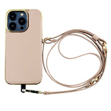 【iPhone15 Pro ケース】Cross Body Case Duo (beige)