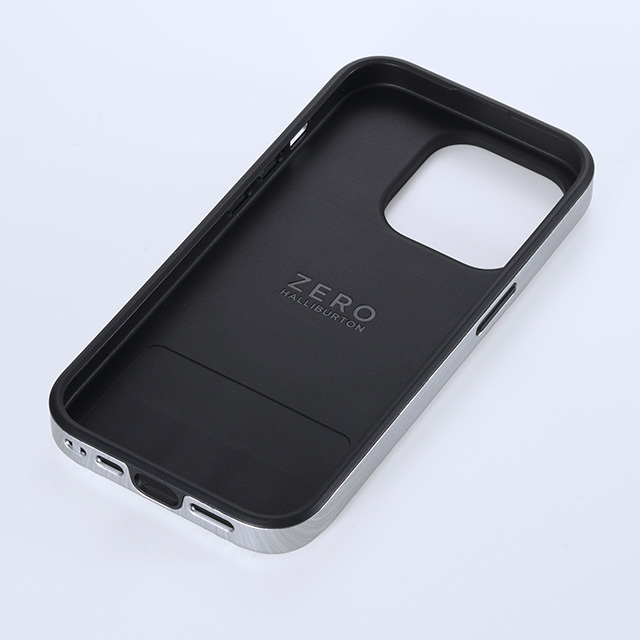 【iPhone15/14/13 ケース】ZERO HALLIBURTON Hybrid Shockproof Case (Matte Silver)goods_nameサブ画像