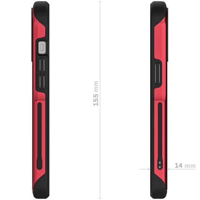 【iPhone15 ケース】Atomic Slim with MagSafe (Red)サブ画像