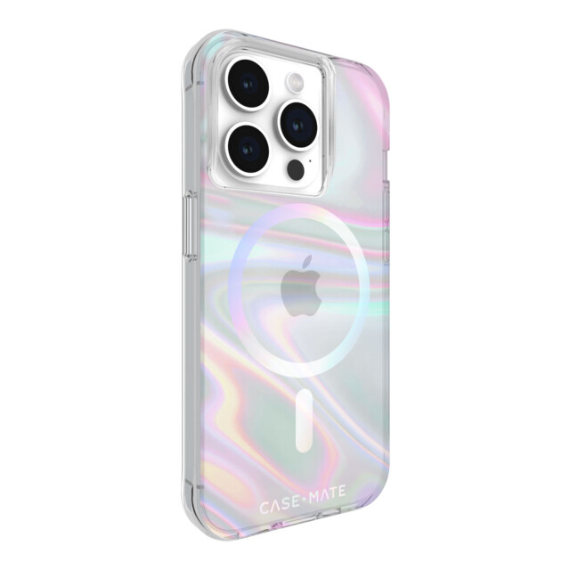【iPhone15 Pro ケース】MagSafe対応 抗菌 リサイクル材料 Soap Bubble (Iridescent)サブ画像