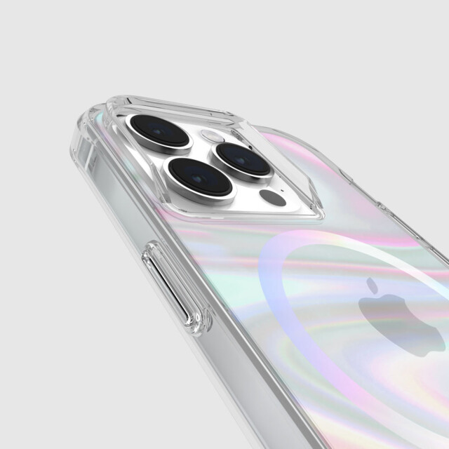 【iPhone15 Pro ケース】MagSafe対応 抗菌 リサイクル材料 Soap Bubble (Iridescent)サブ画像