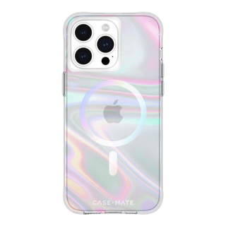 【iPhone15 Pro Max ケース】MagSafe対応 抗菌 リサイクル材料 Soap Bubble (Iridescent)